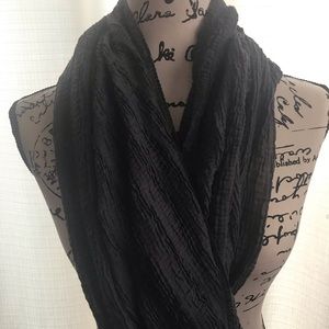 Gray Infinity Scarf.